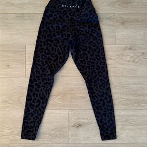 Balance Athletica Black Leopard Print Leggings